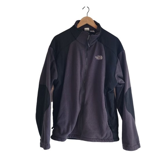THE NORTH FACE MENS FLEECE ZIP UP GRAY XL - Picture 1 of 3